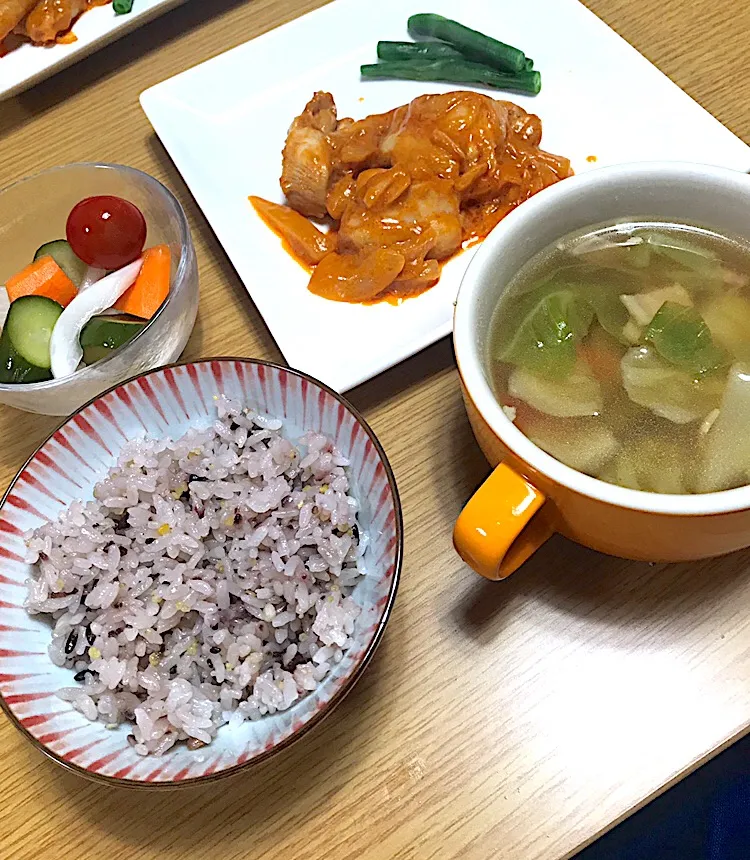 酒飲み共働き新婚夫婦の夕飯。本日休肝日。|共働き営業ウーマンの酒飲みご飯さん