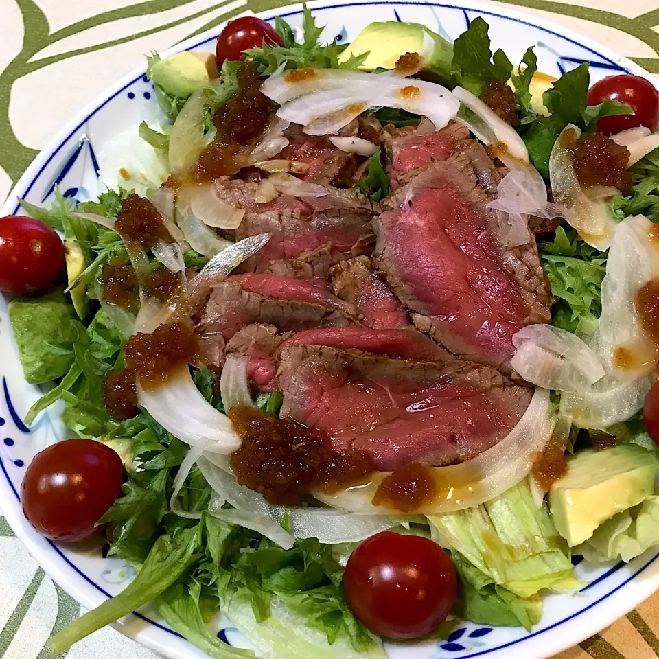 梅味噌漬けのボイルビーフ～💕 味はローストビーフに負けません♪|てるみさん