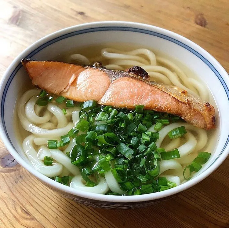 🍜鮭うどん|ガク魁‼︎男飯さん