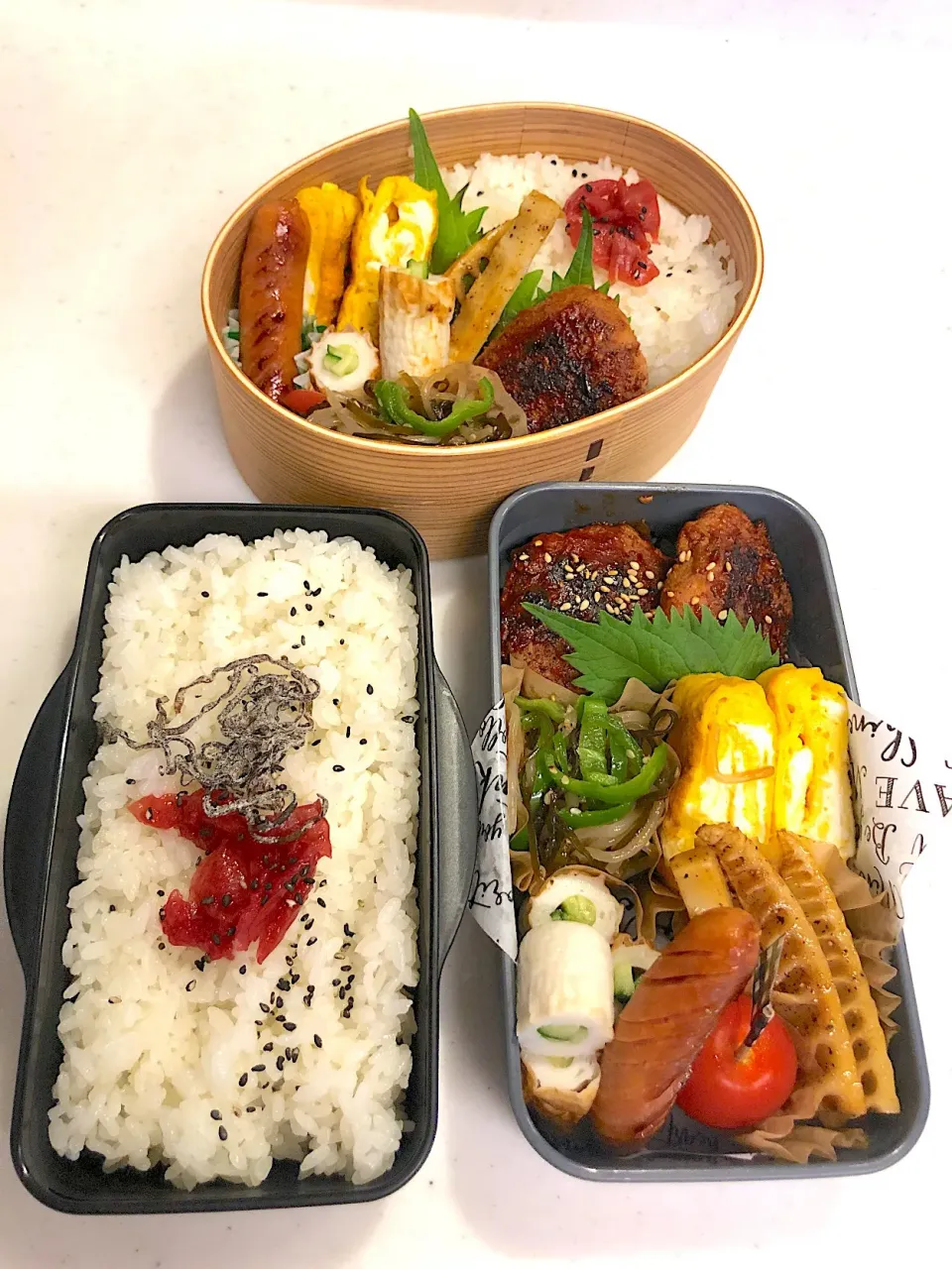 旦那弁当＆息子弁当🍱|naaaaaaa♡さん