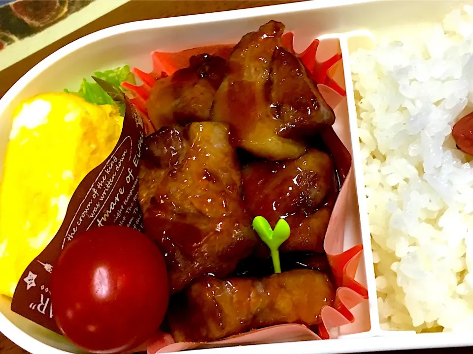 煮豚の照り焼き弁当|かりんかさん