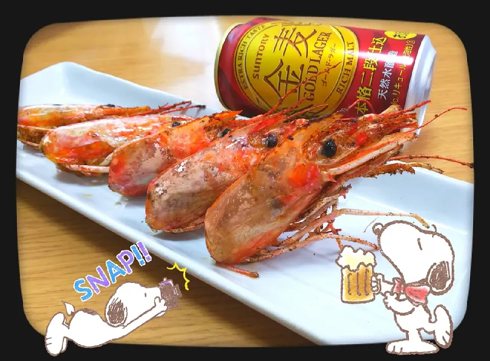 エビちゃん整列🦐🦐🦐🦐🦐‼️
バリバリ揚げ🍻|ひとみんΨ(*´∀｀)Ψさん