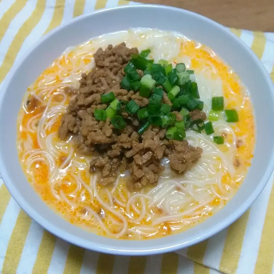 2019/05/22　あんみっちゃんのお料理🌸坦々素麺♥|ちいたんさん