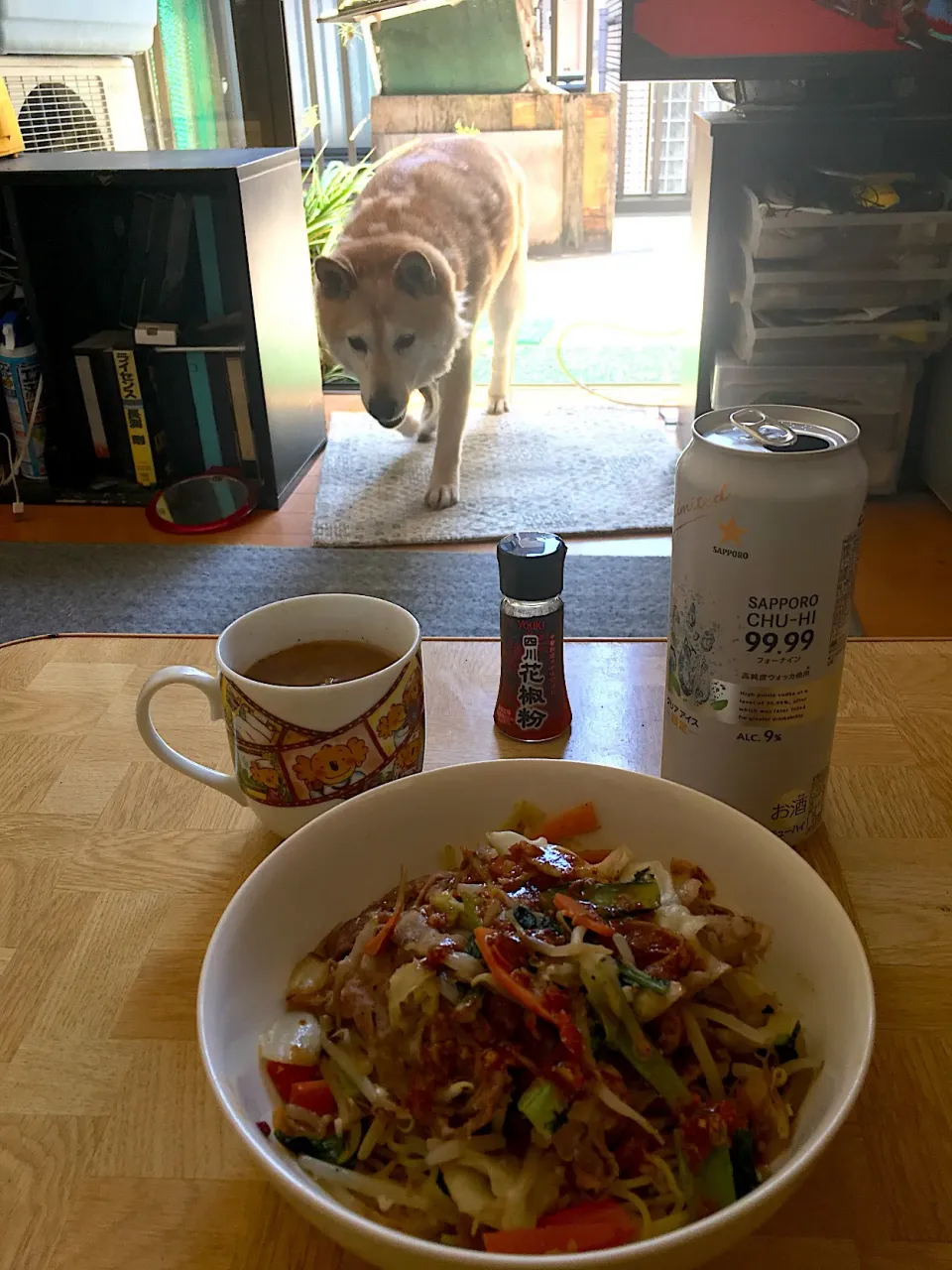 大雨夜勤後は中華風和え麺(焼きそば麺使用)|Tarou  Masayukiさん