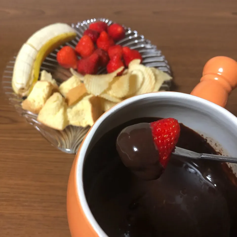 Snapdishの料理写真:チョコフォンデュ|すと☺︎*☻さん