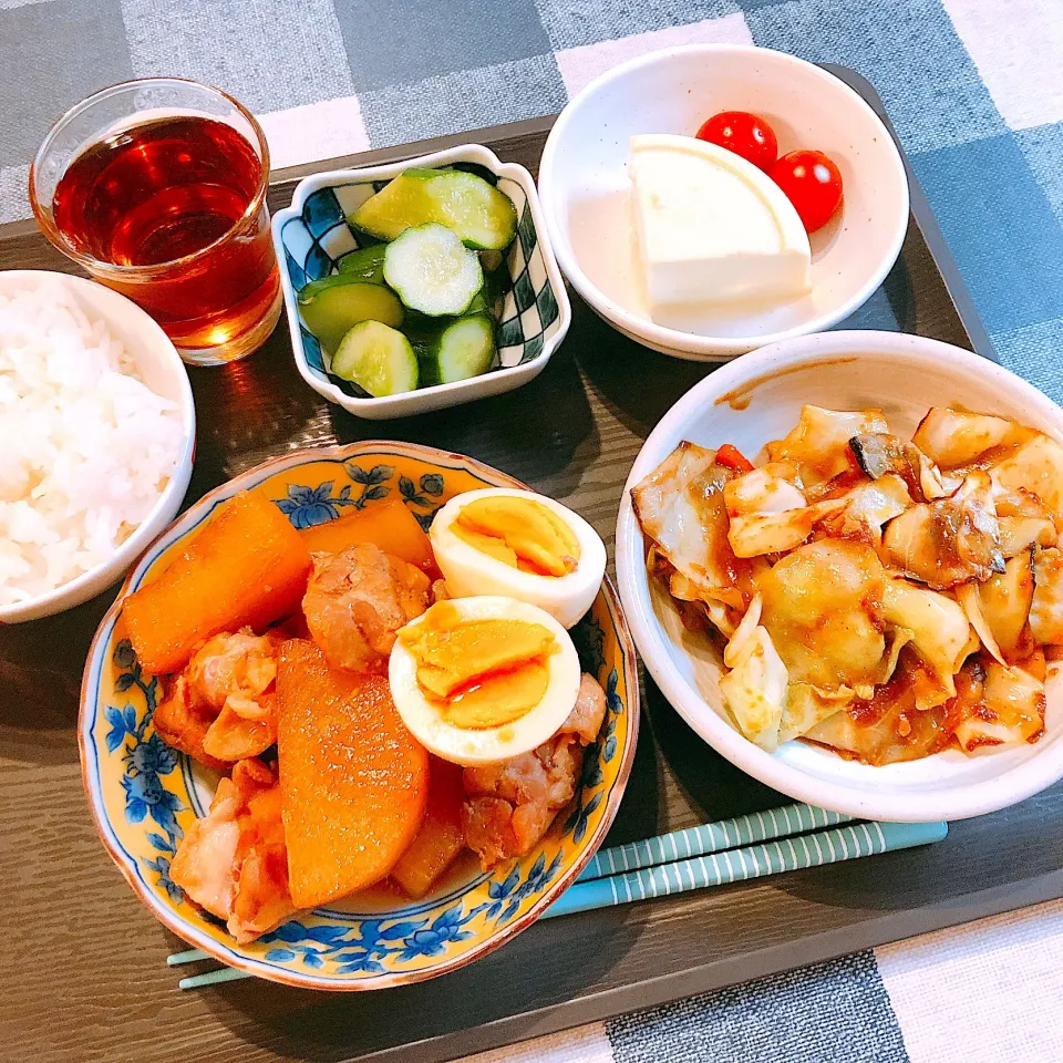 大根と鶏肉の煮物定食|haruyokoさん