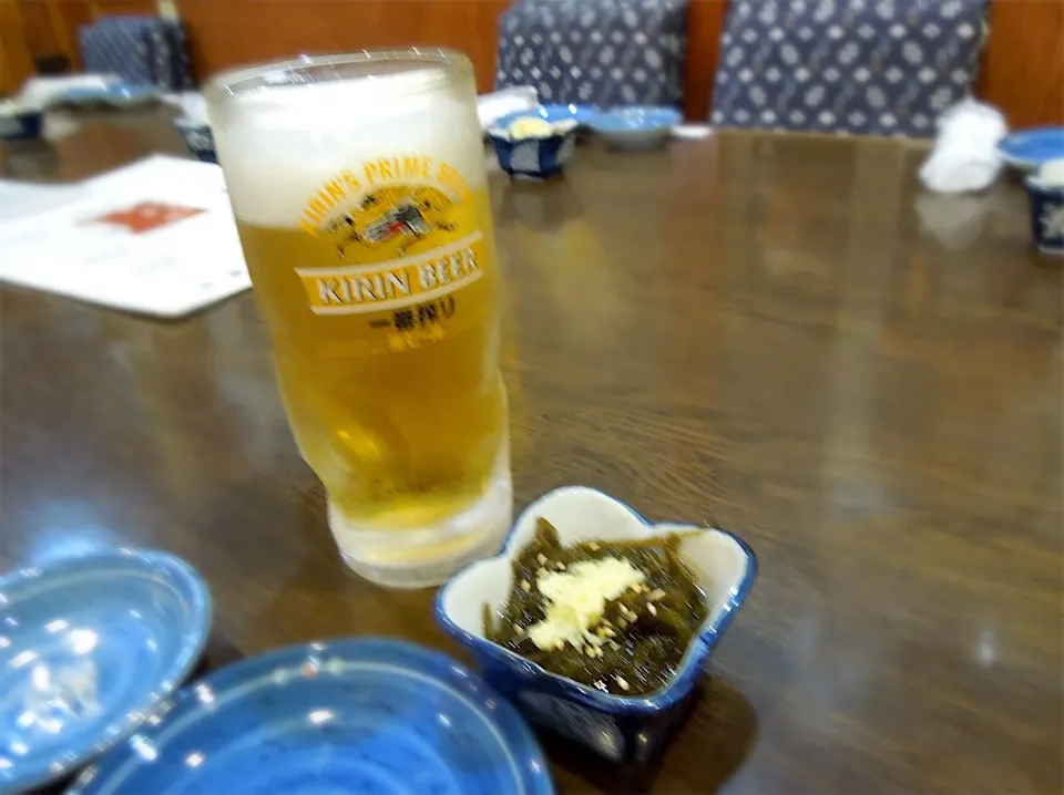 最初にもずく酢dw乾杯
草加 魚魚亭|Takeshi  Nagakiさん