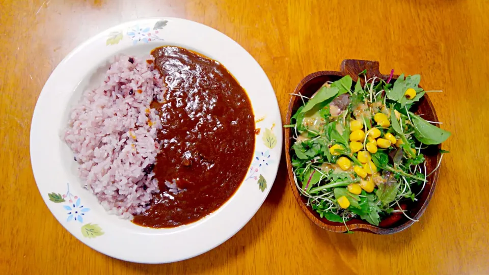 ５月１９日　カレー　サラダ|いもこ。さん