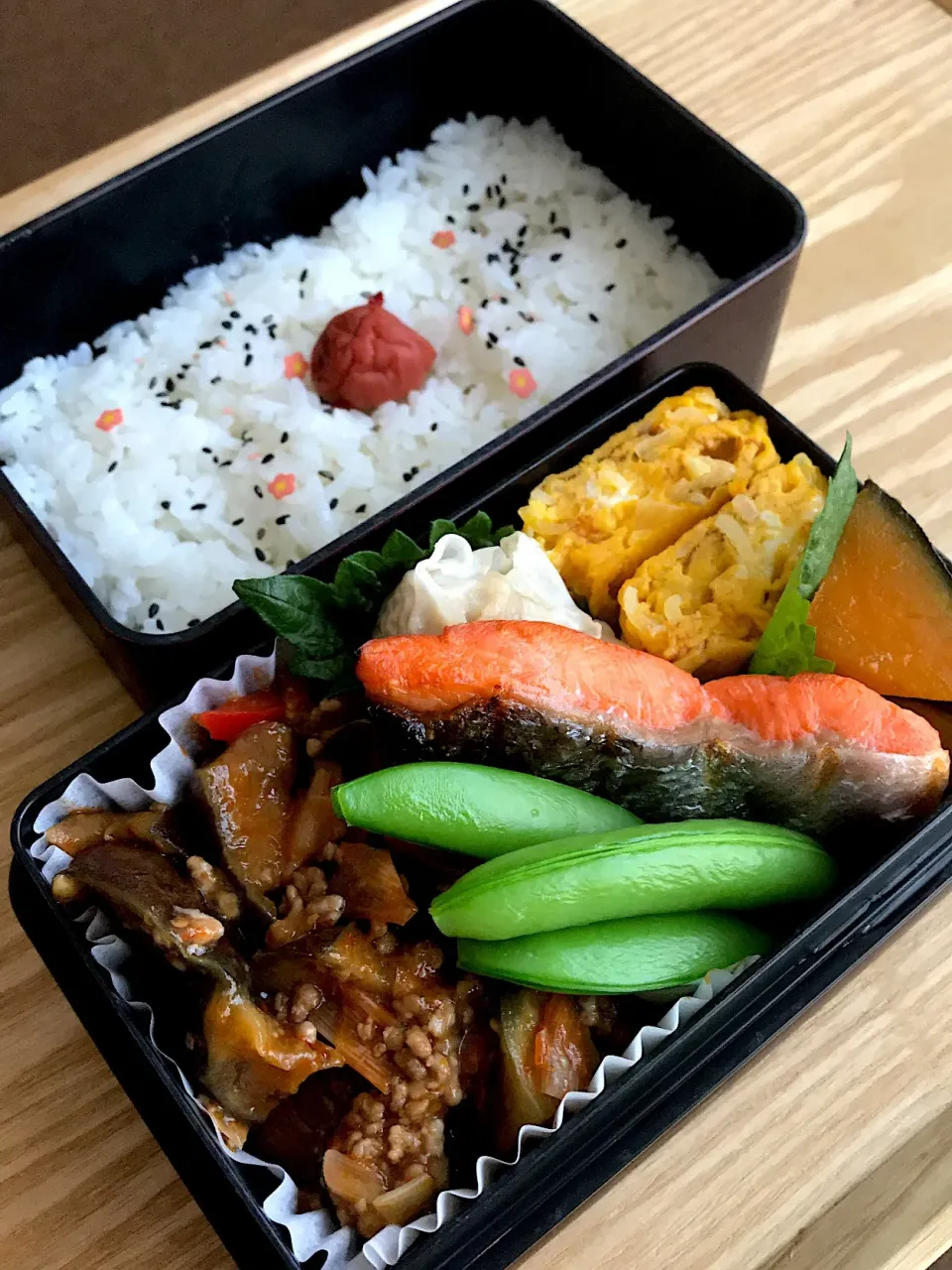 Snapdishの料理写真:麻婆茄子弁当|二キィさん