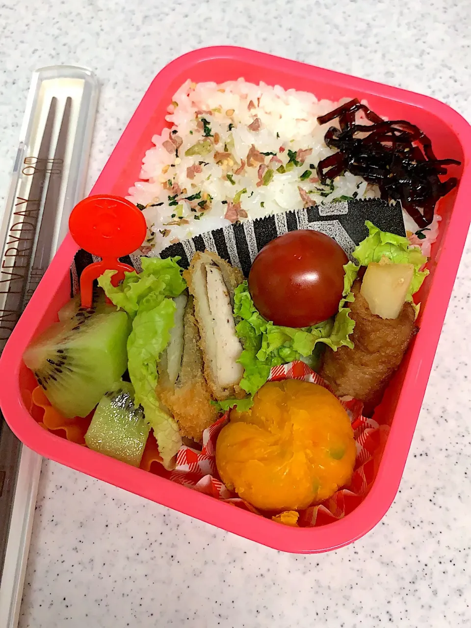 今日のお弁当 #女子高生のお弁当|料理嫌いなおかあさんさん