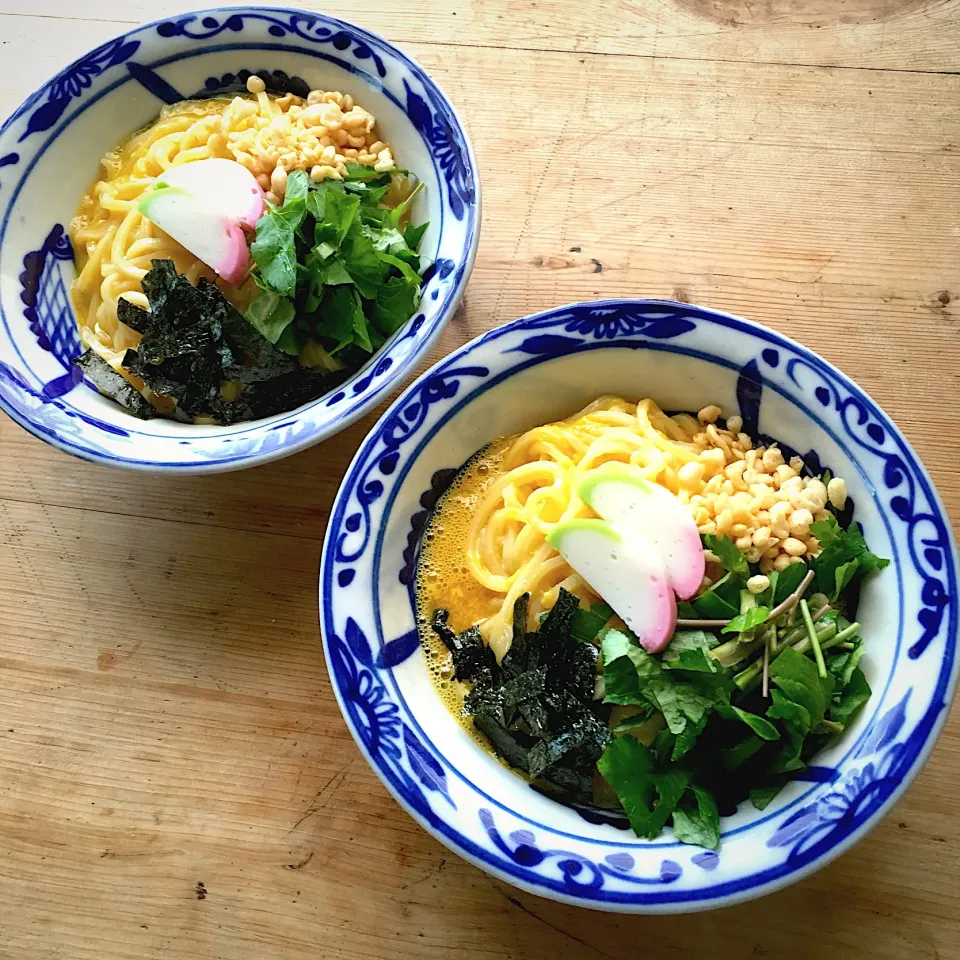 今日の昼ごはん‼︎ 23 May
 #昼ごはん  #lunch  #うどん  #釜玉うどん  #ふたりごはん  #ふたりぐらし  #稲庭うどん|Yoshinobu Nakagawaさん