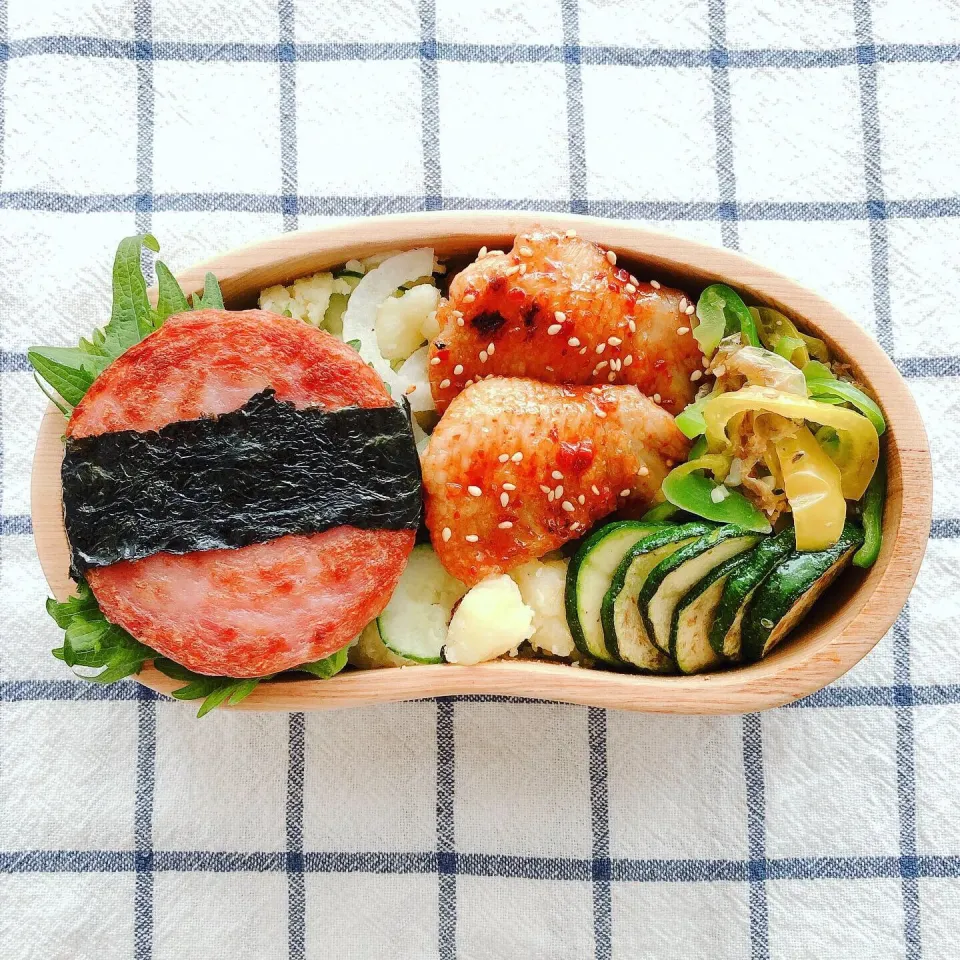 スパム風おにぎり弁当|mauさん