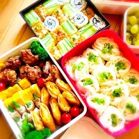 Snapdishの料理写真:今年も素麺弁当🍱|yuyuさん