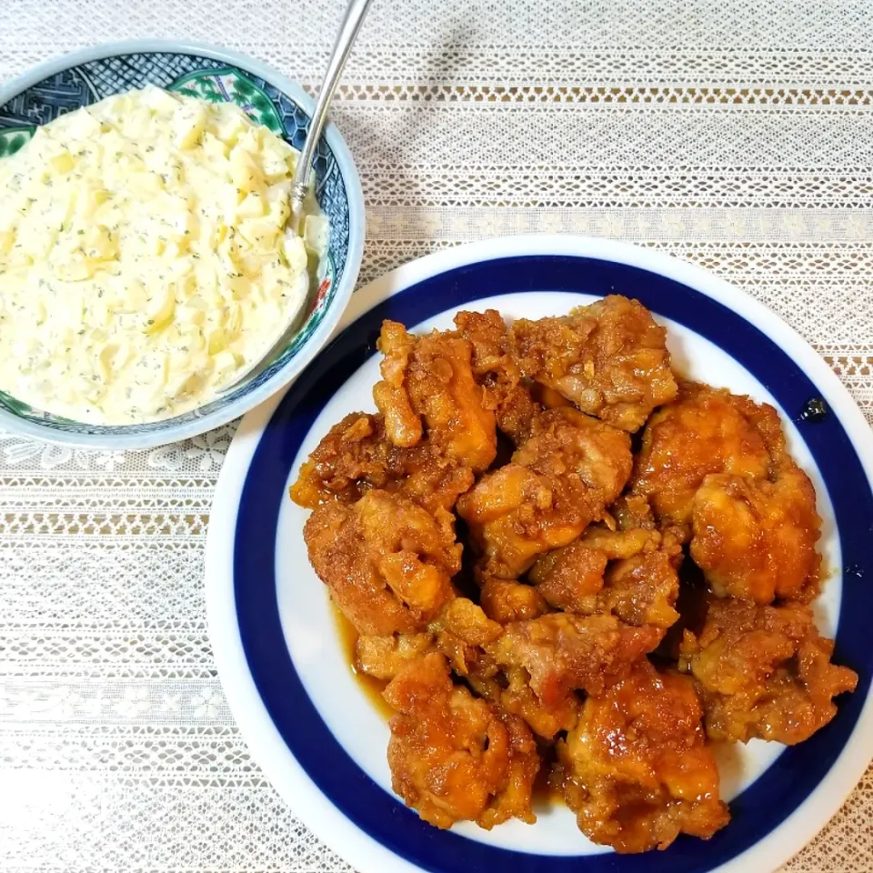 チキン南蛮　タルタルソース添え|まんまるこさん