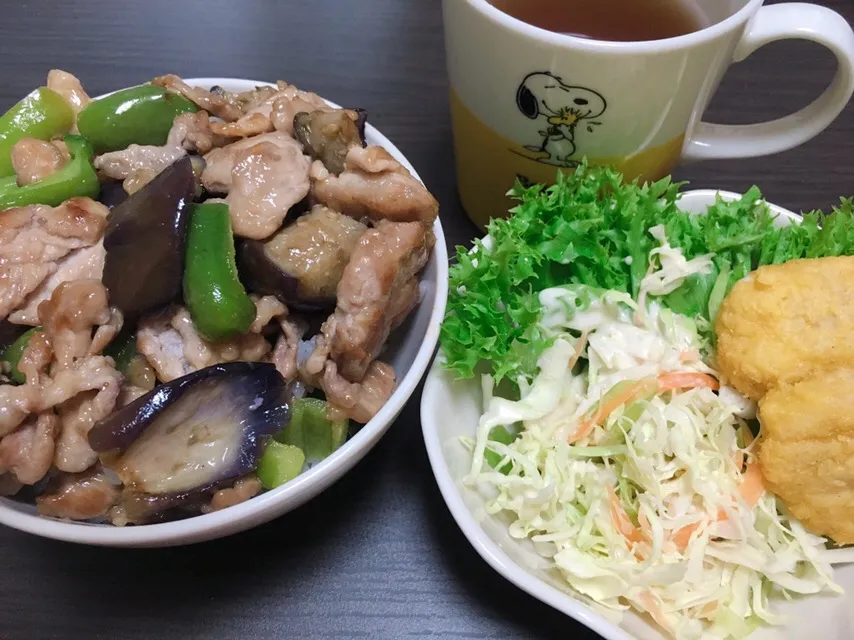 豚肉の甘ポン酢丼|しぃさん