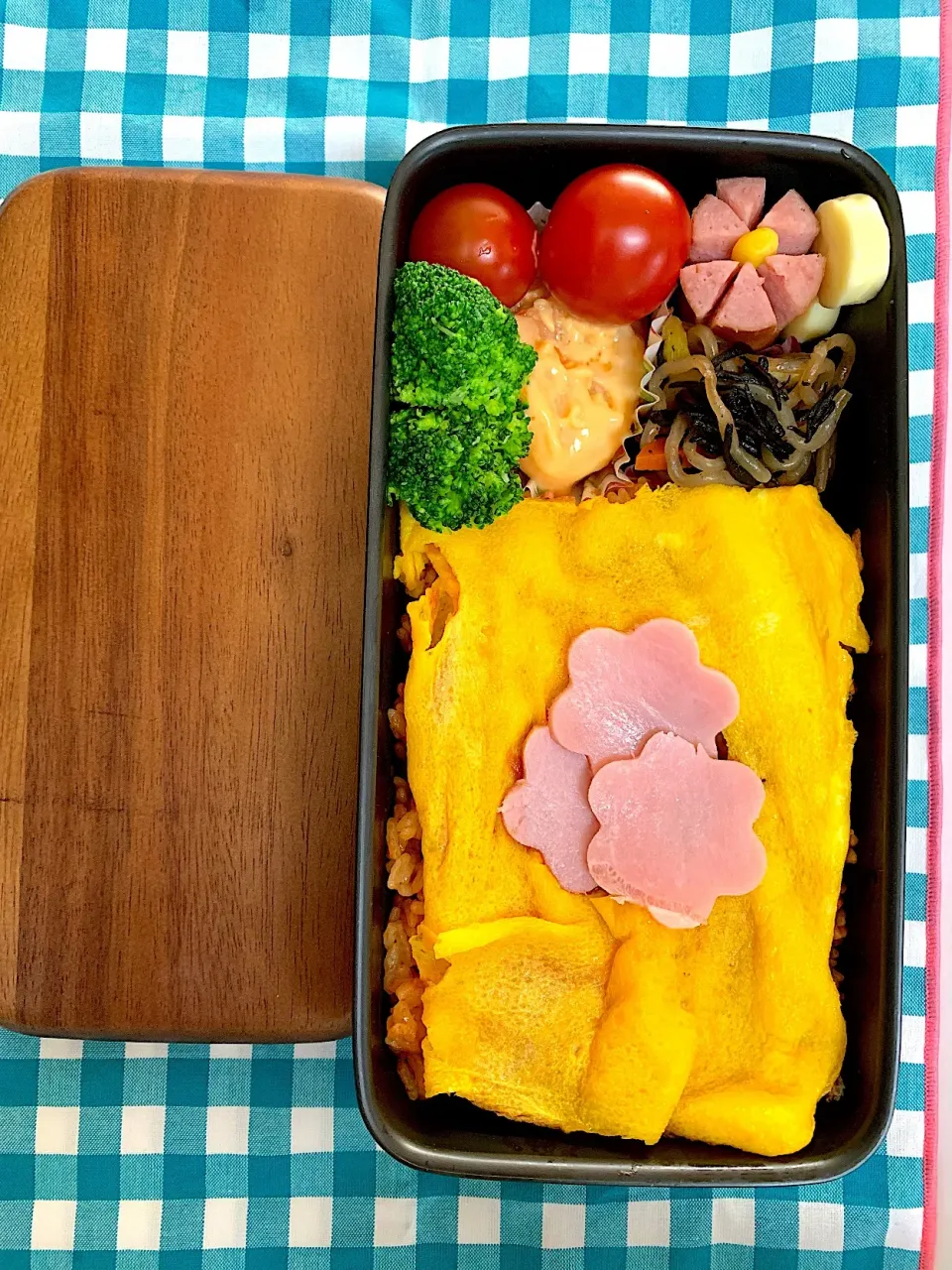 2019,5/24 高１娘のオムライス弁当🍱|naoちんさん