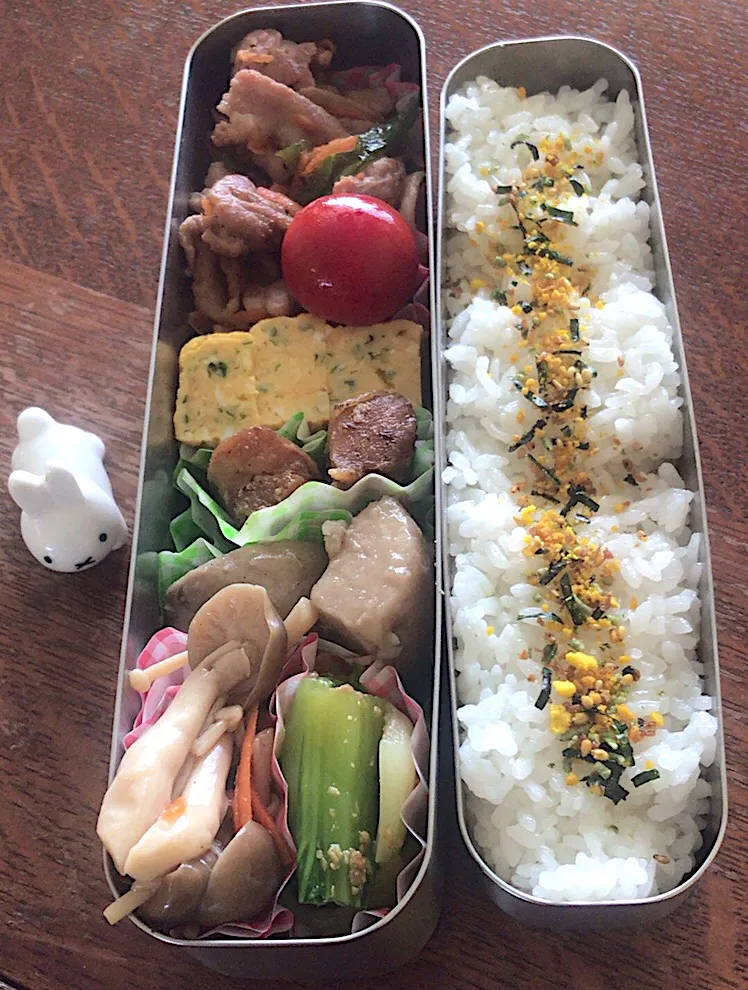 ランチ #お弁当記録  #お弁当  #生姜焼き弁当|小松菜さん