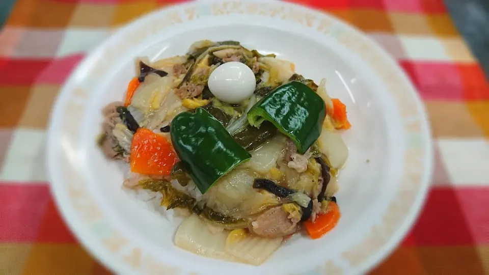 鯛だし中華丼|よっしー(=^ェ^=)さん