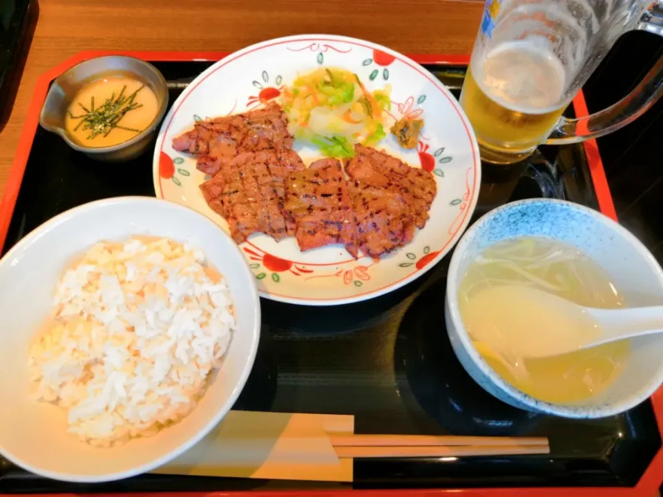 牛たん焼き２種盛り合わせ定食|maroさん