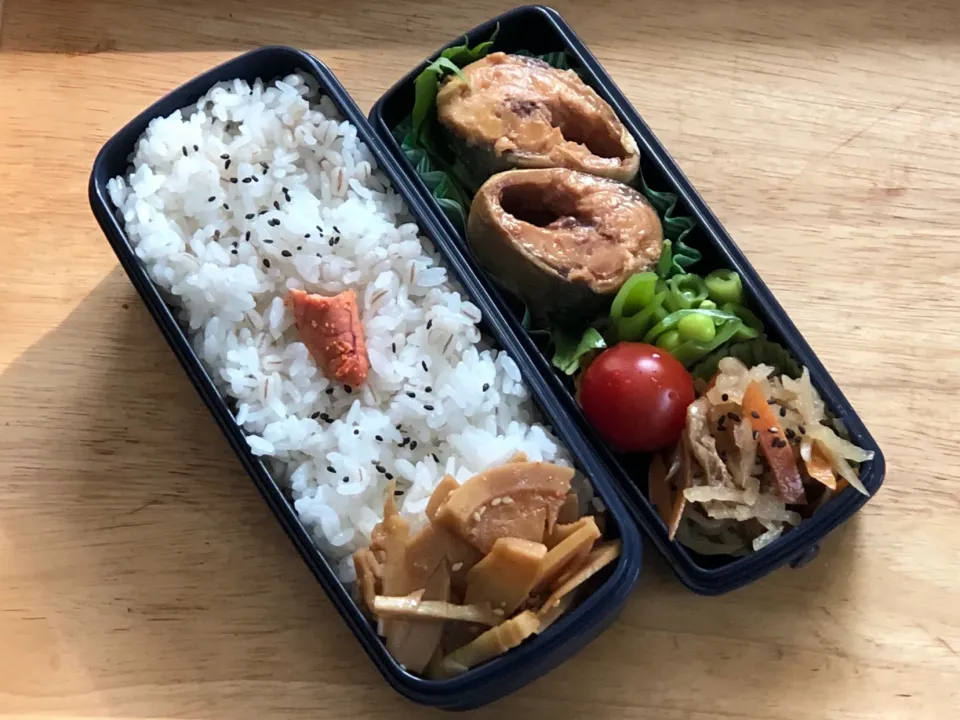 鯖の味噌煮(缶詰) 弁当|弁当 備忘録さん