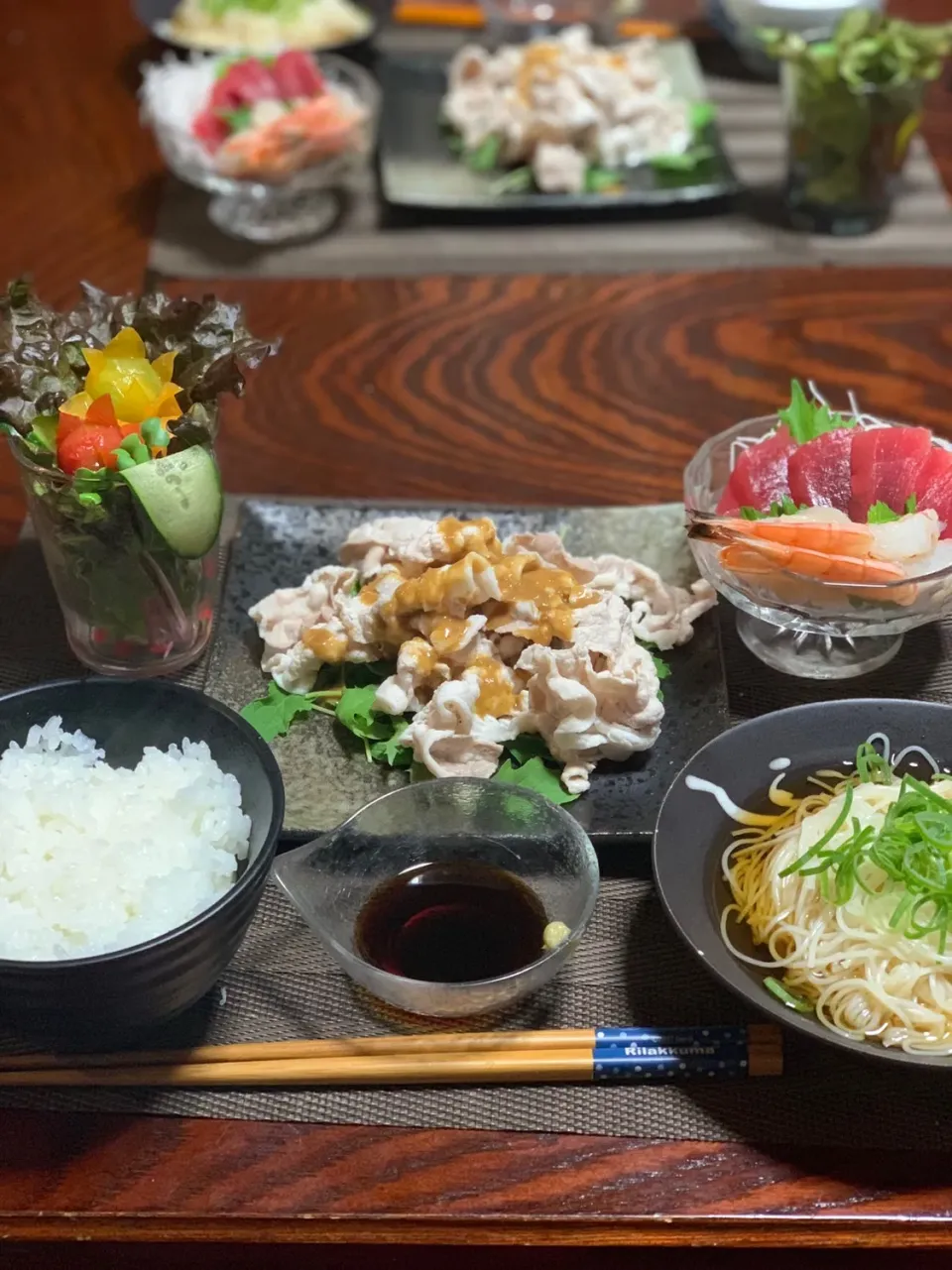 サラダ お刺身 冷しゃぶ そうめん|めぐさん