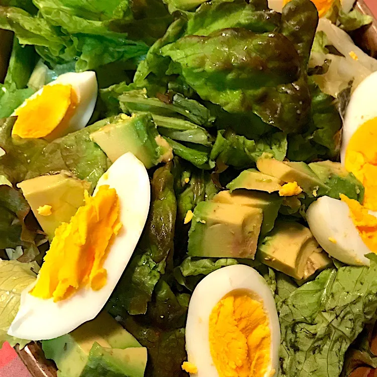 アボカドと🥑ゆで卵のサラダ🥗|純さん