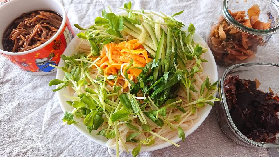 緑もりもりぶっかけそうめん|くみけるさん