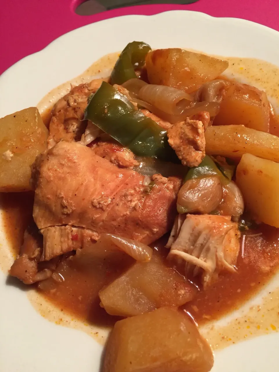 Spiced crockpot chicken with veggies|Kayla Parsleyさん