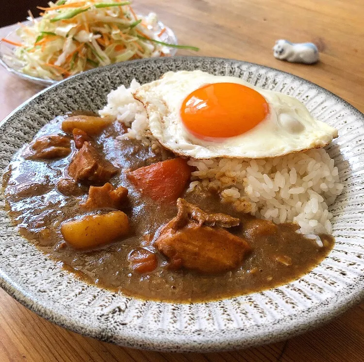 2日目🍳目玉焼きカレー🍛|ガク魁‼︎男飯さん