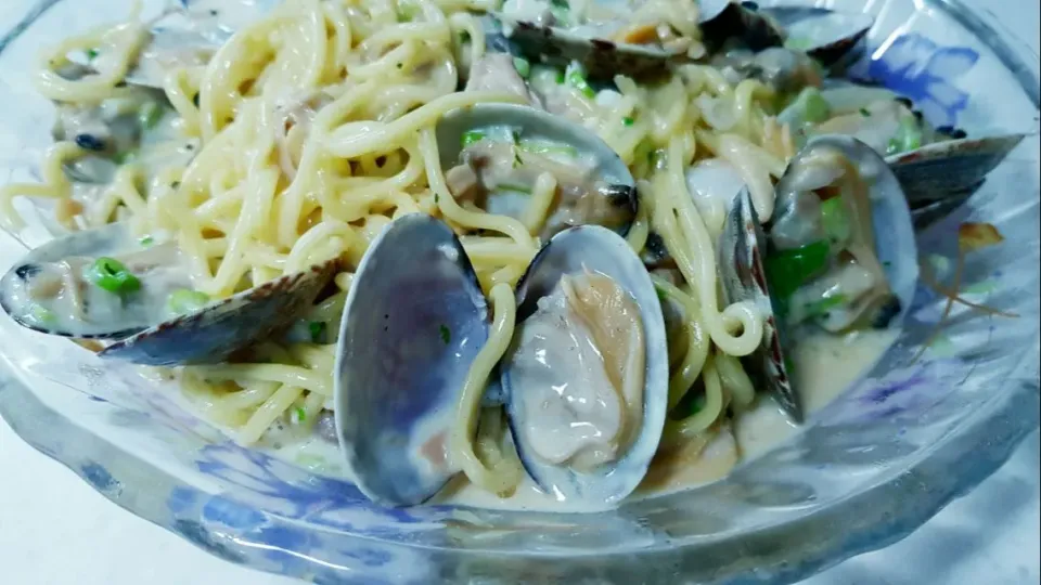 spaghetti with clams|steven z.y.さん