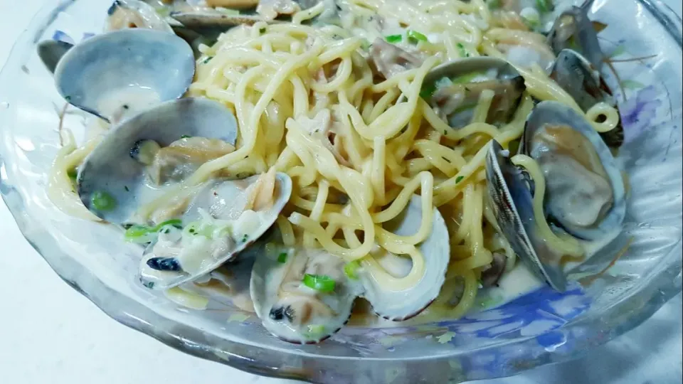 spaghetti with clams|steven z.y.さん