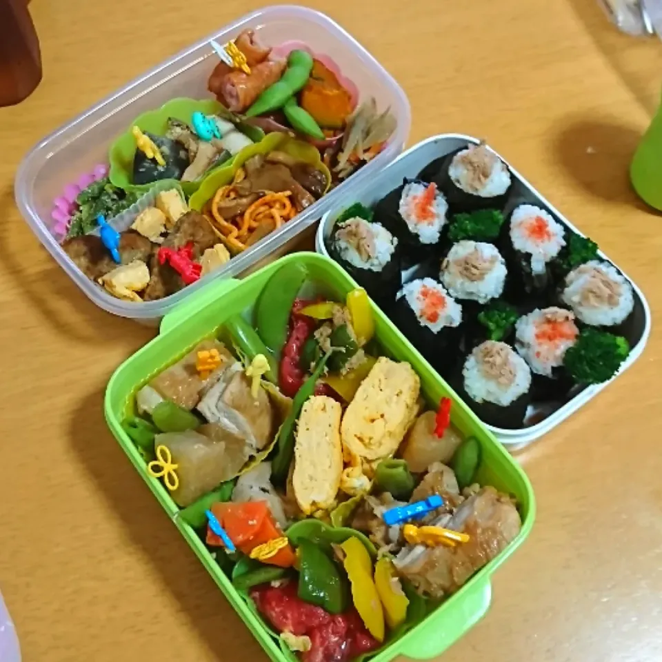 Snapdishの料理写真:孫たちの運動会弁当～|Reikoさん