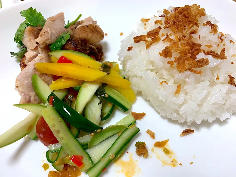 Grilled chicken mango salad|yeni kartikasariさん