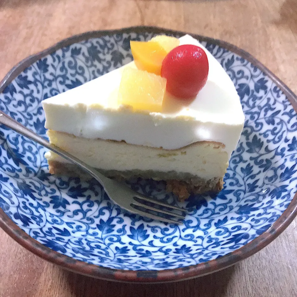 Snapdishの料理写真:2層のチーズケーキ🍰|ゆっこさん