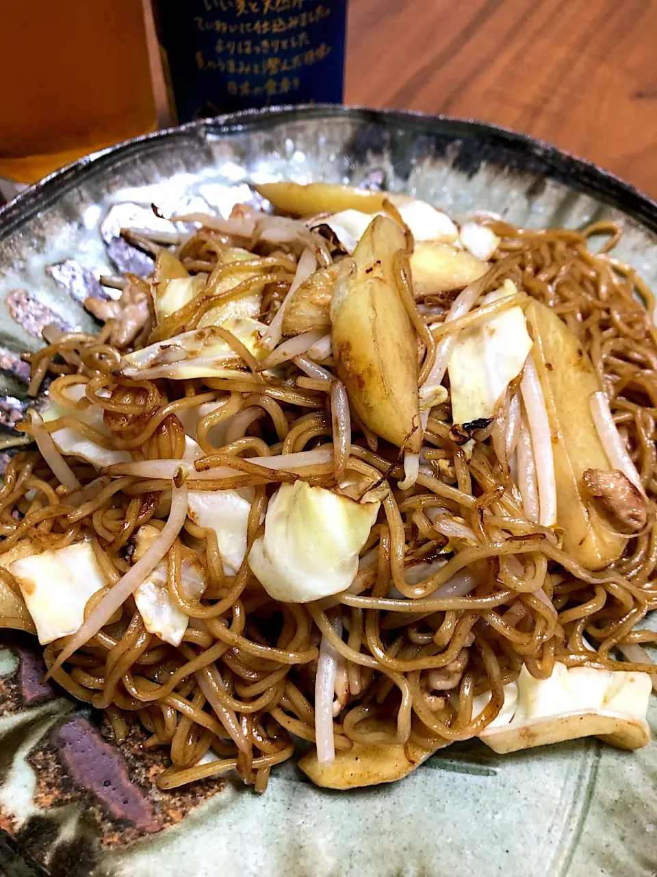 じゃがいも入り焼きそば🍺|ラックさん