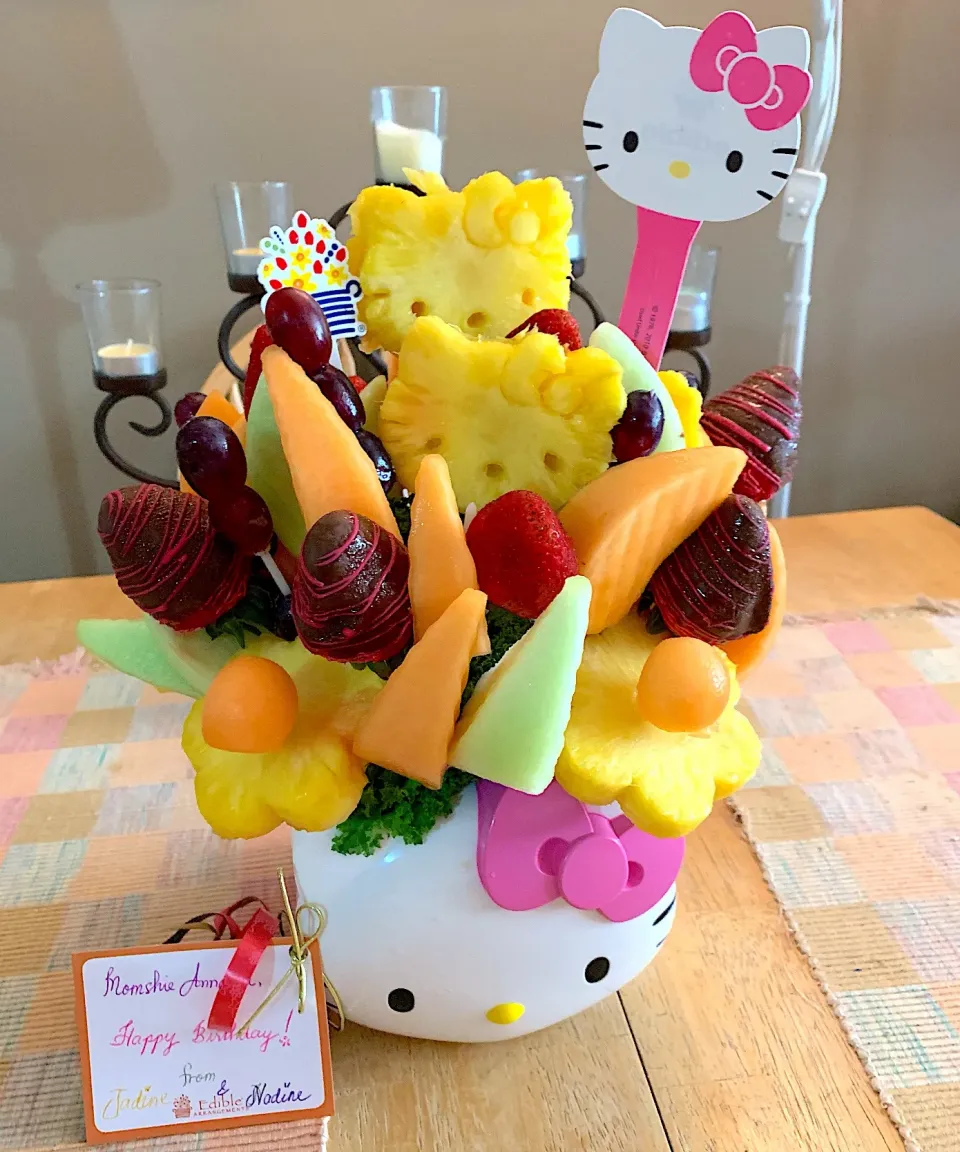 My fruit basket arrangement  #fruitbasket|🌺IAnneさん