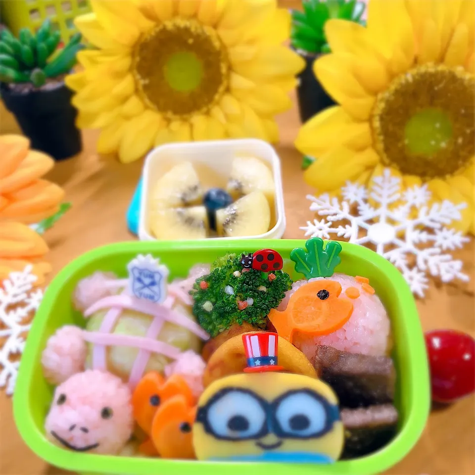 #obentou  #デコ弁  #息子のお弁当  #幼稚園のお弁当|ソーニ( ◠‿◠ )ママさん