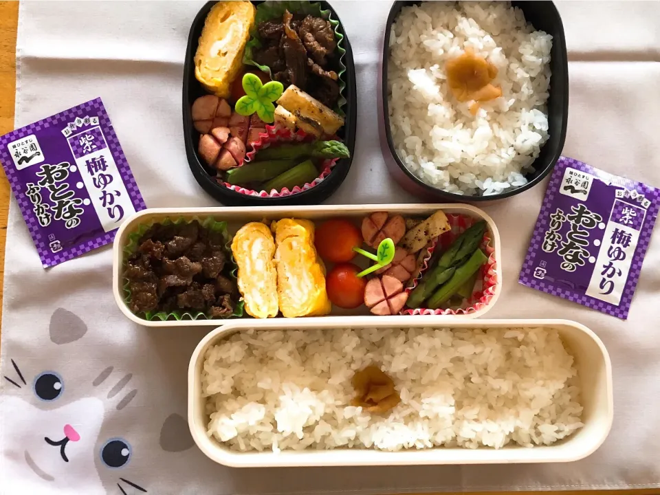 Snapdishの料理写真:2019/05/27(月) 夫弁当&娘弁当🎵|kiyominさん