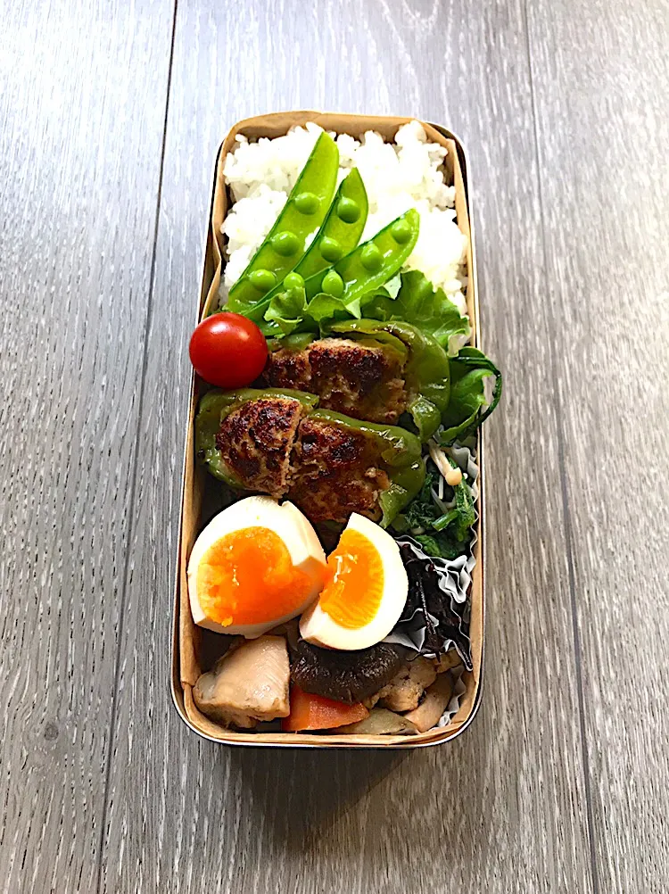 #旦那様弁当  #ピーマンの肉詰め|サクサクさん