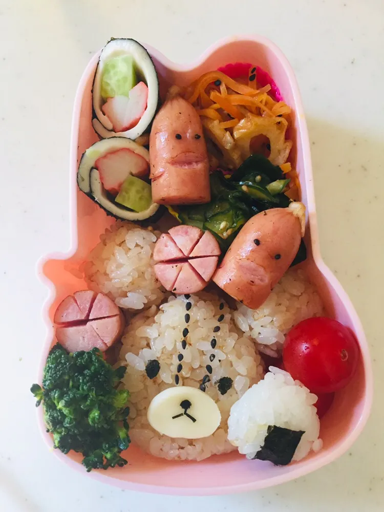 makoryuneさんの料理 くまのがっこう ジャッキーのお弁当☆|pimoriさん