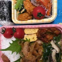 Snapdishの料理写真:父ちゃんのお弁当 🍱 ☀️🌙|ぷぅさん