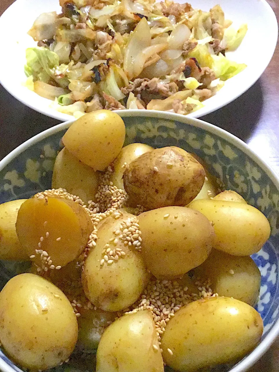 小芋の煮物     野菜炒め|掛谷節子さん