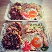 Snapdishの料理写真:✻JKと男子高校生弁当✻|Rinaさん