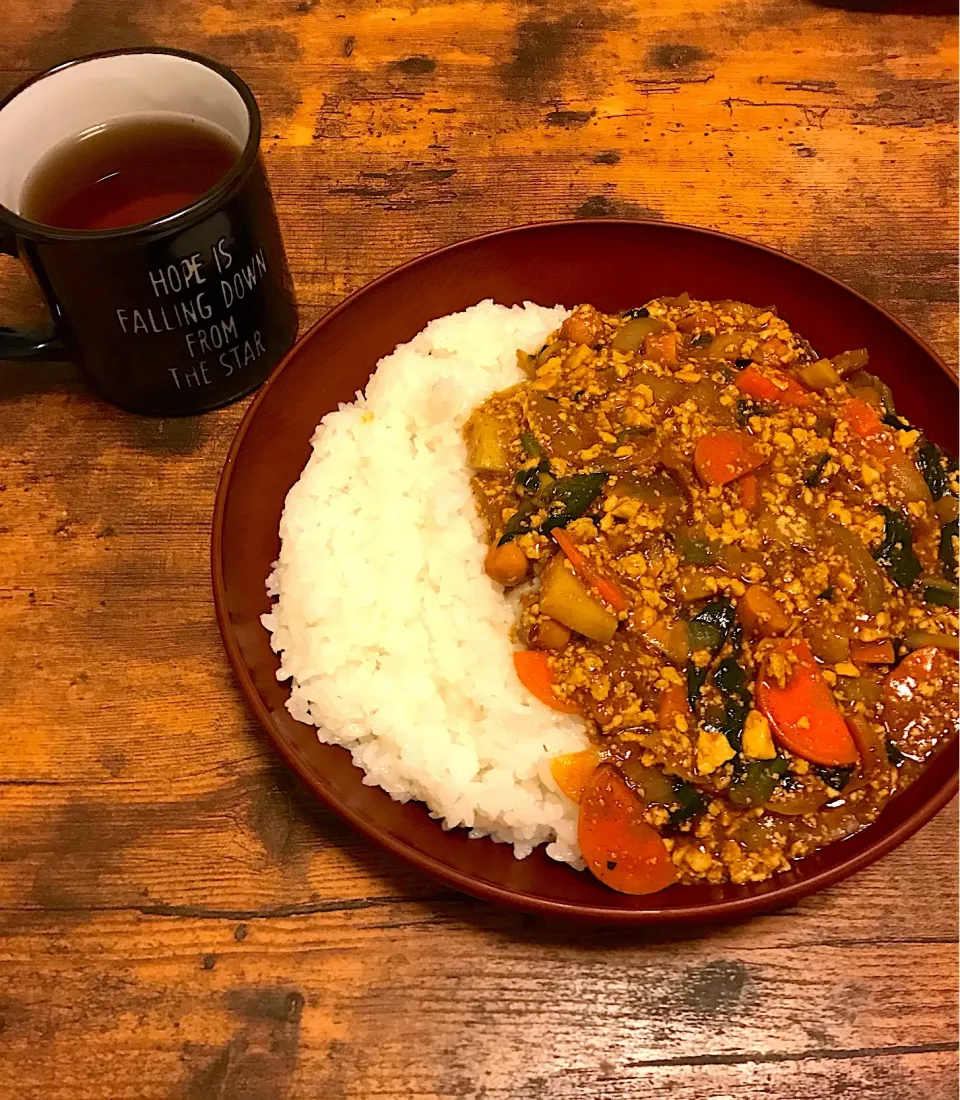 野菜たっぷり豆腐キーマカレー|ズボラさん