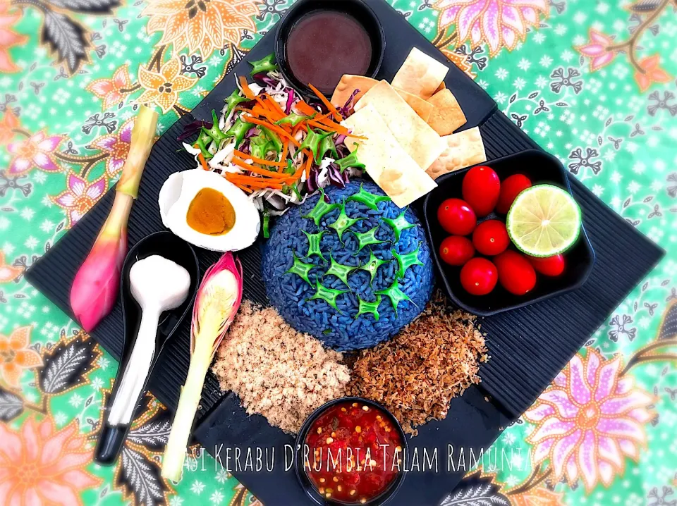 Nasi Kerabu|talam ramuniaさん