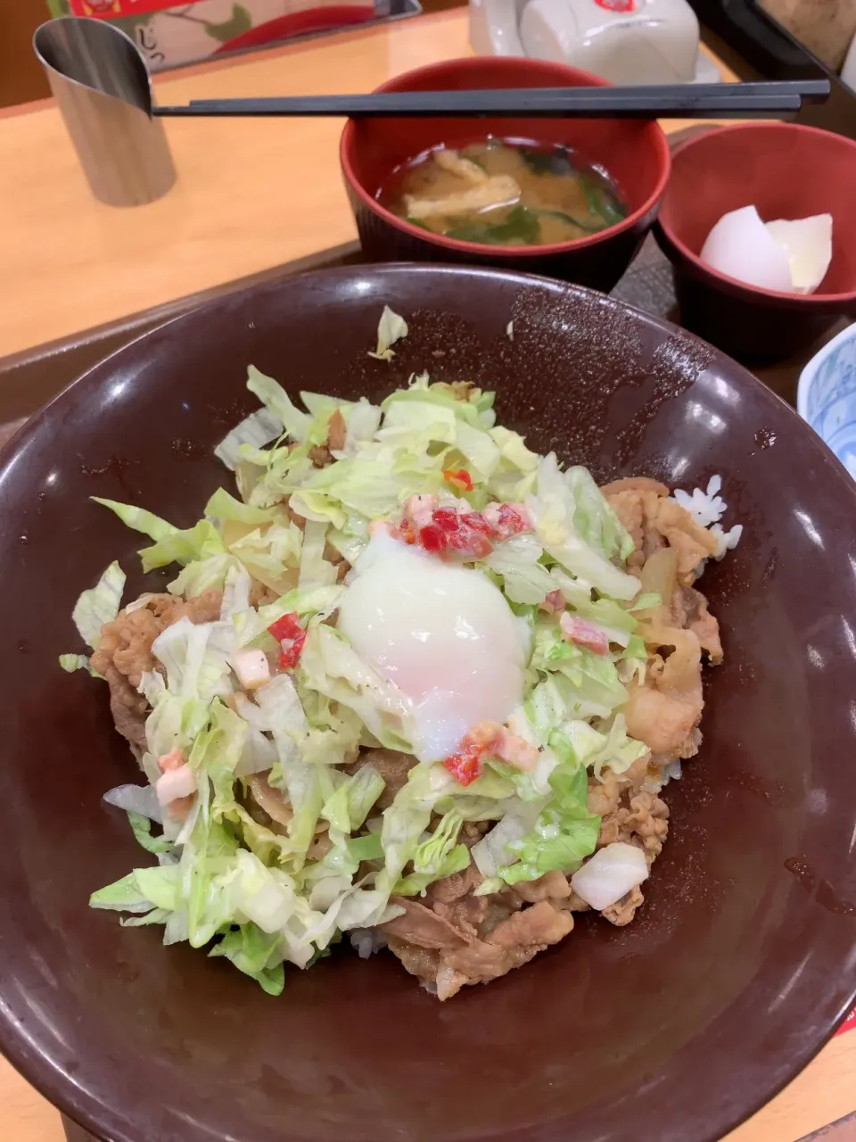 シーザーレタス牛丼🥬
おんたまセット🥚|るみおんさん