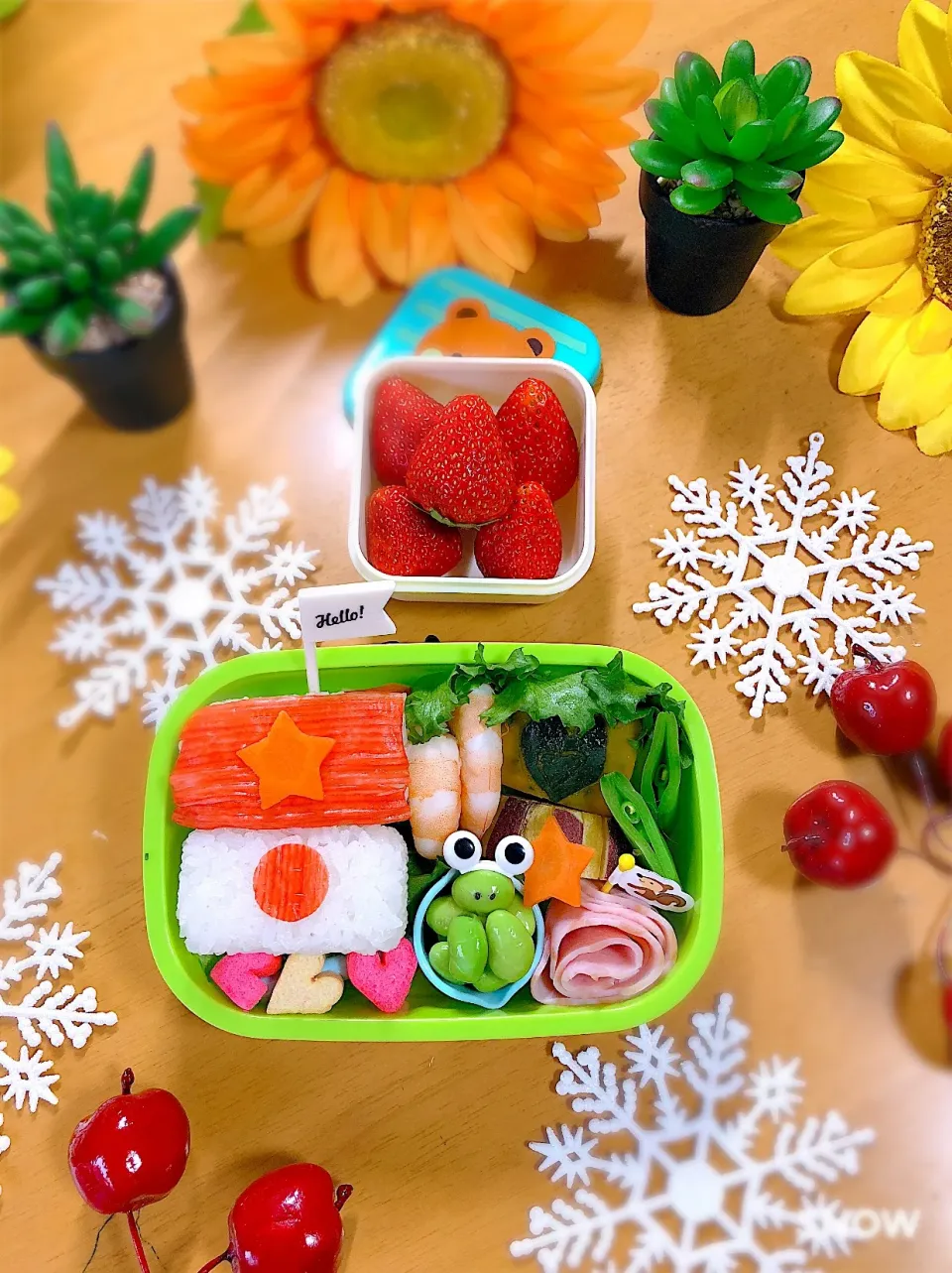 #lunch  #bento  #obentou  #デコ弁  #息子のお弁当  #幼稚園のお弁当  #マカロニレシピ|ソーニ( ◠‿◠ )ママさん