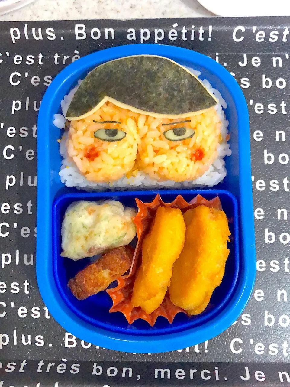 Snapdishの料理写真:キャラ弁＊おしりたんていのお弁当|yumikaさん