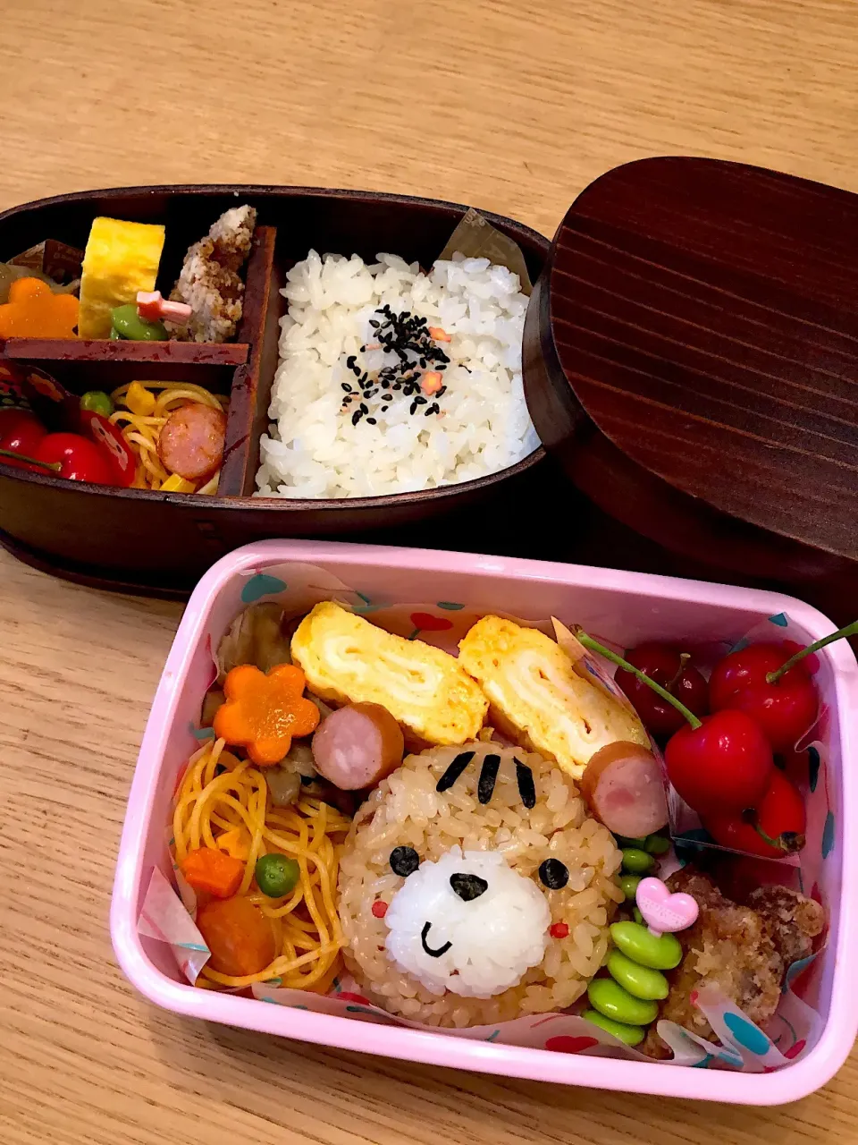 Snapdishの料理写真:親子遠足☆リスさん弁当|はるmamaさん