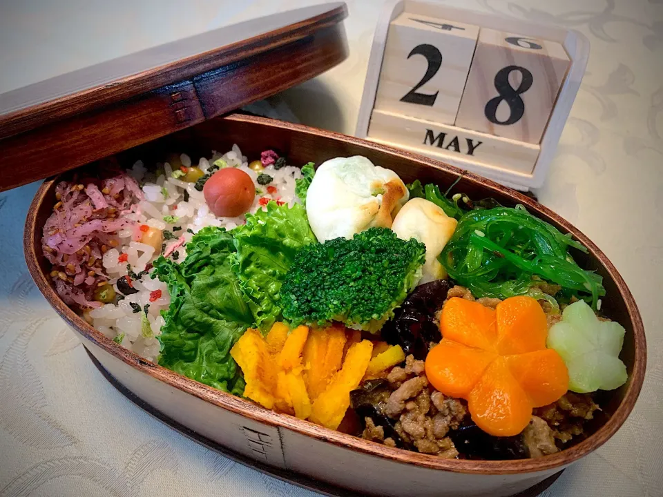 #女子高生弁当  #わっぱ弁当 # #2019/5/28|みんみんさん